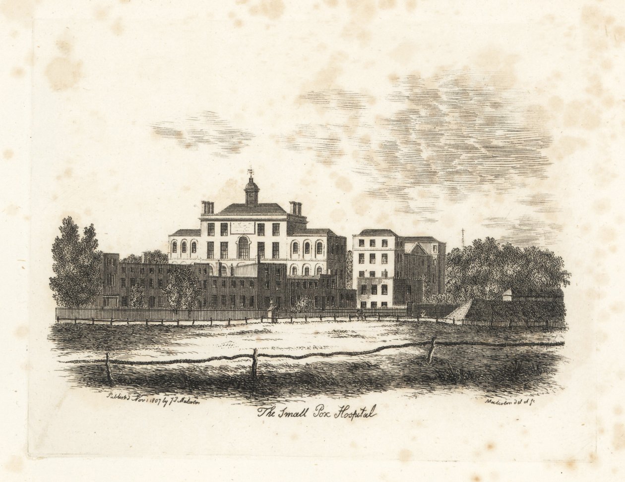 Koppesykehuset, London av James Peller Malcolm