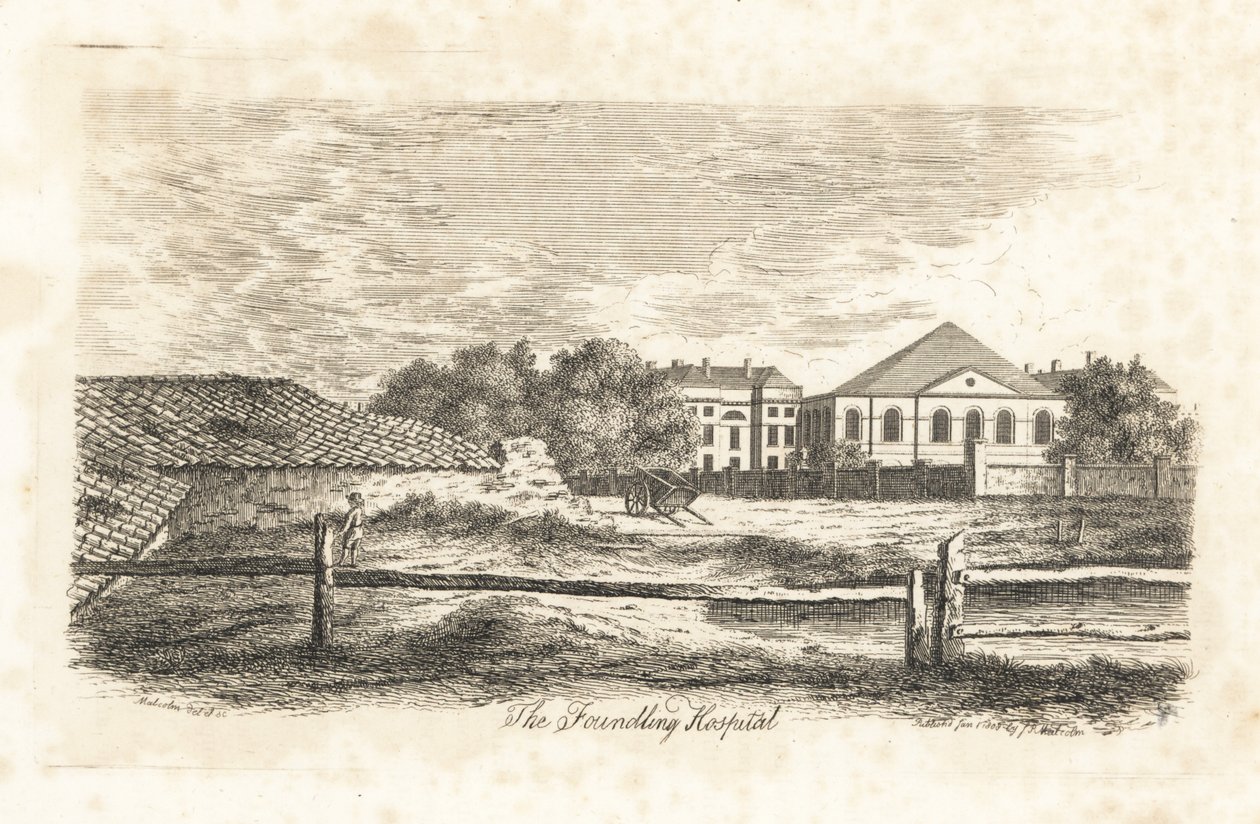 The Foundling Hospital, Bloomsbury, London av James Peller Malcolm
