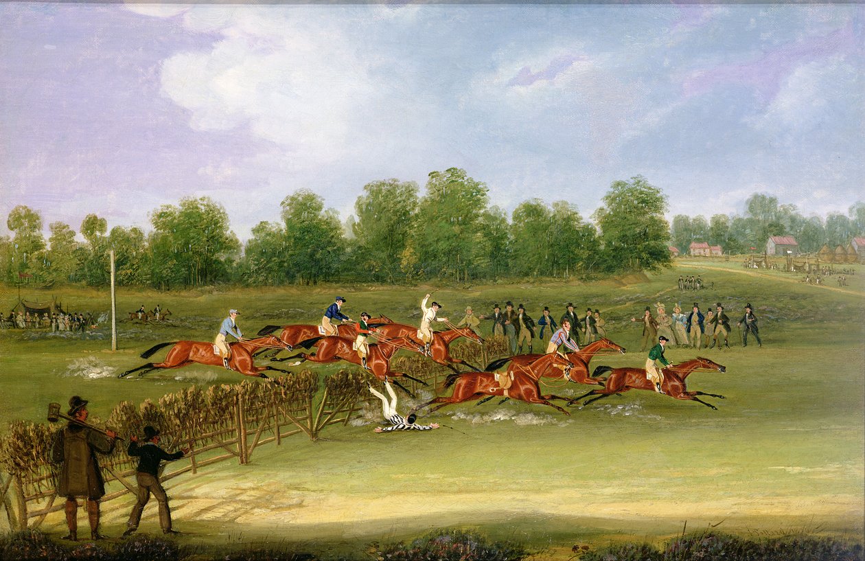 St Albans Tally-Ho Stakes, 22. mai 1834 (olje på lerret) av James Pollard