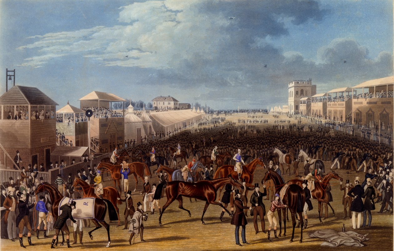 The Race Over, trykk laget av Charles Hunt, 1836 (akvatint) av James Pollard