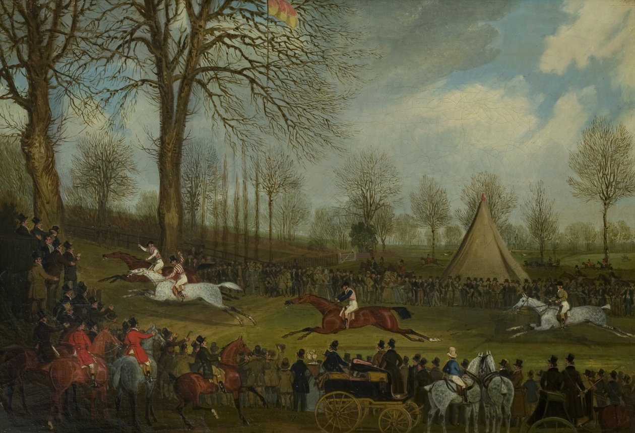 The St Albans Grand Steeplechase 8. mars 1832, 1832-33 av James Pollard