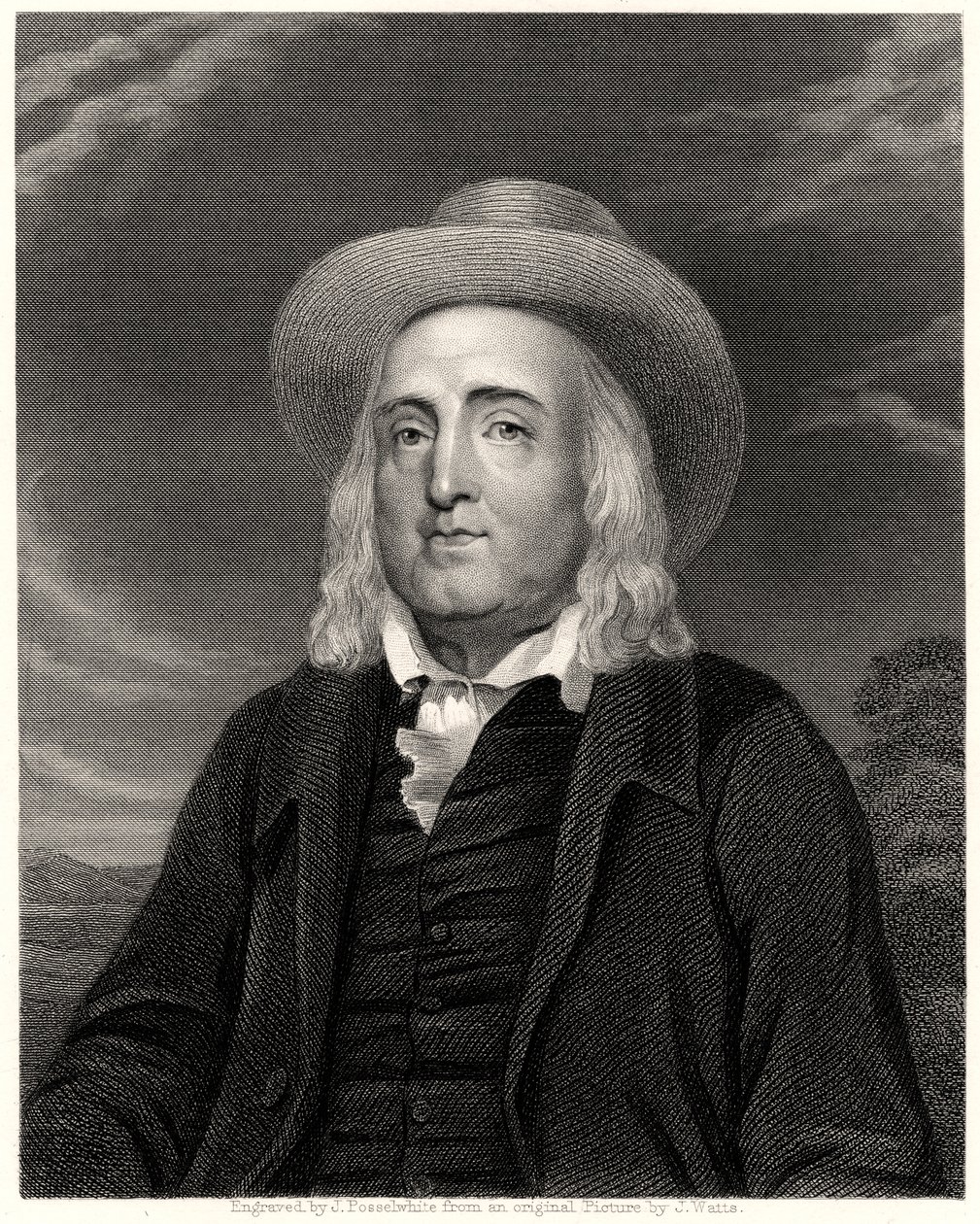 Jeremy Bentham, 1800-tallet av James Posselwhite
