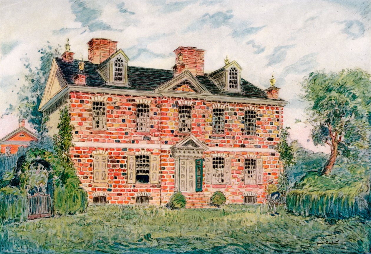 Cliveden, Germantown, Pennsylvania, USA, ca. 1700-tallet 1921. av James Preston