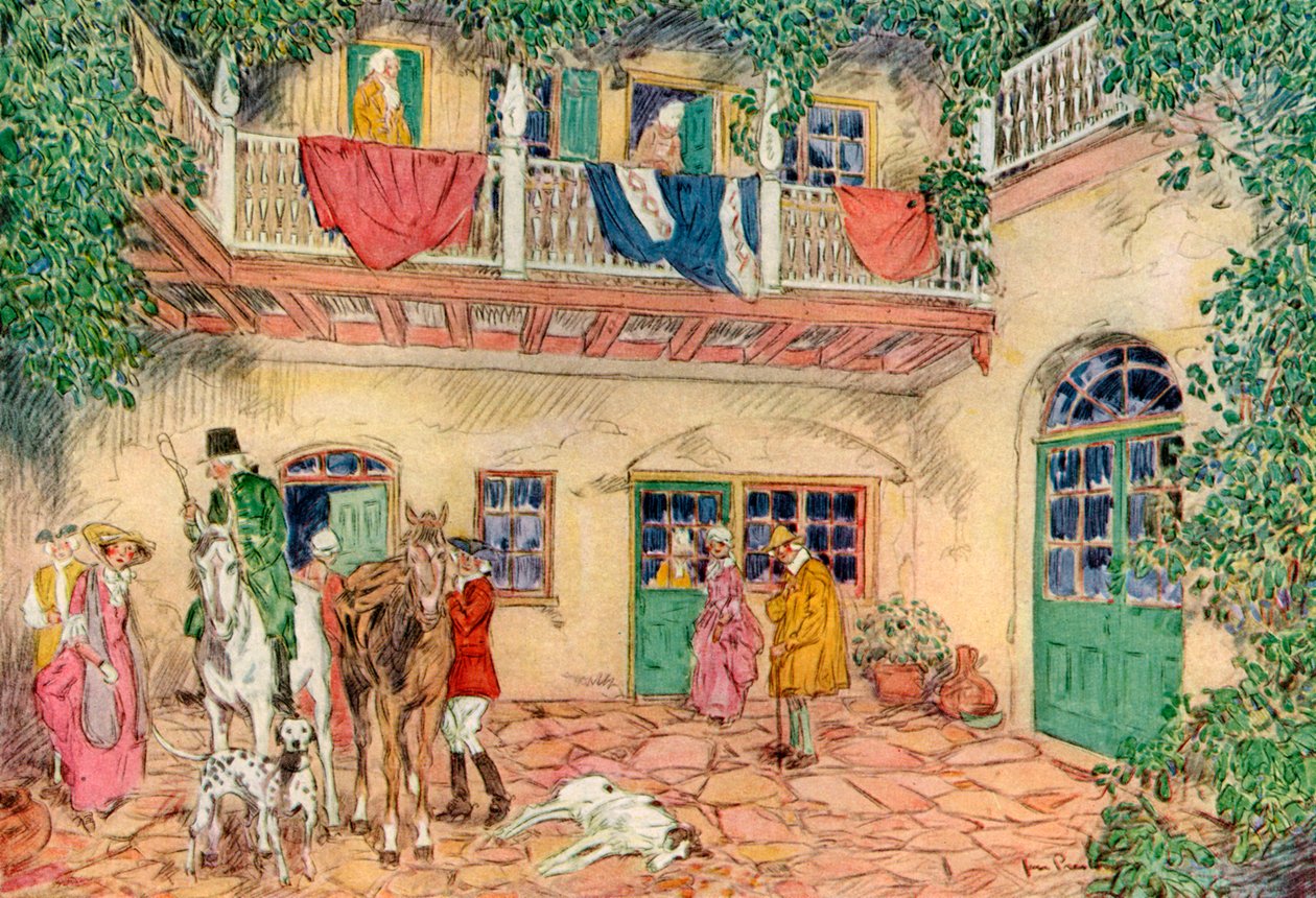 The Haunted House, New Orleans, Louisiana, USA, ca. 1700-tallet 1921. av James Preston