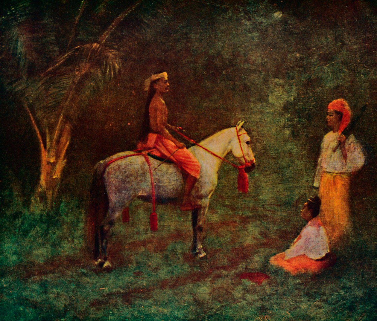 En burmesisk rytter, 1913 av James Raeburn Middleton