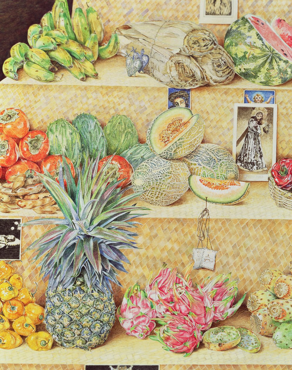Fruktstall, La Laguinilla, 1998 av James Reeve