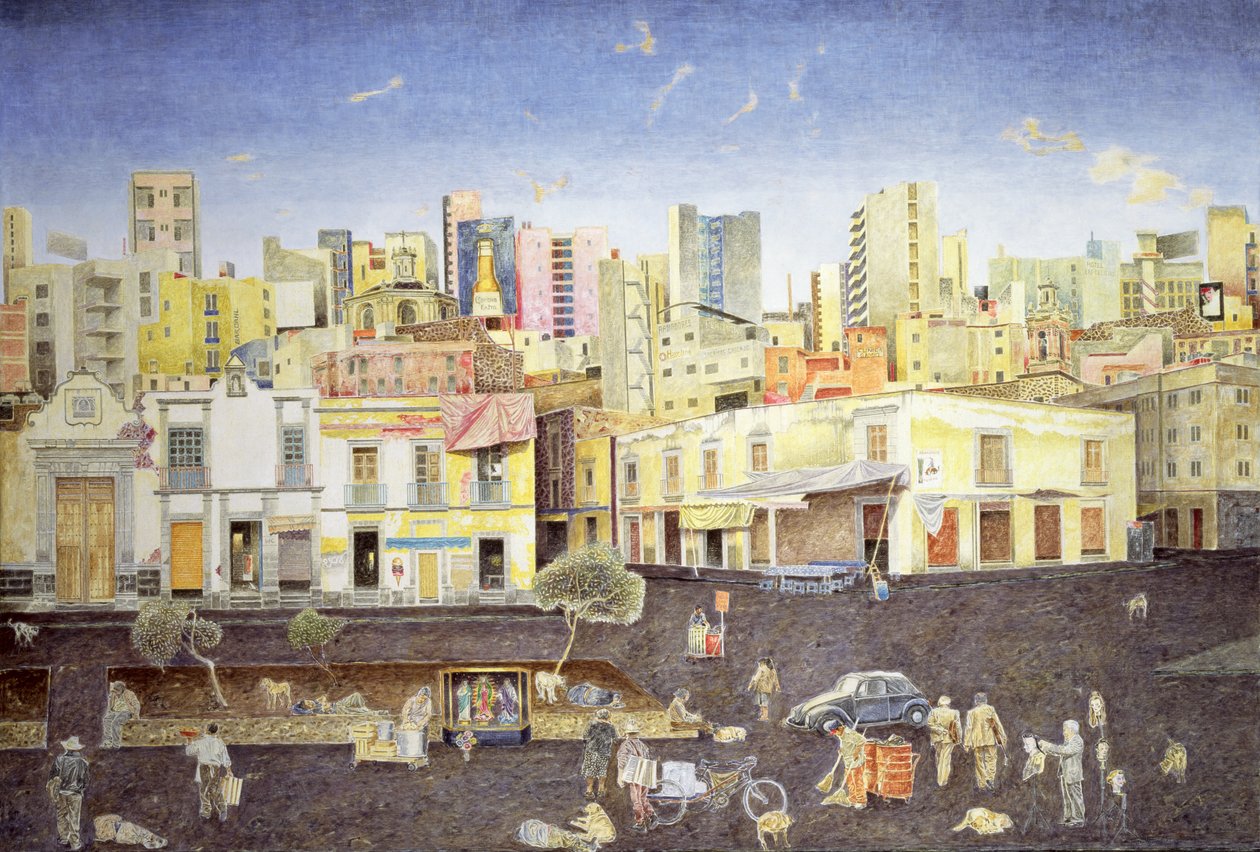Frisør på Plaza Roldan, 2001 av James Reeve