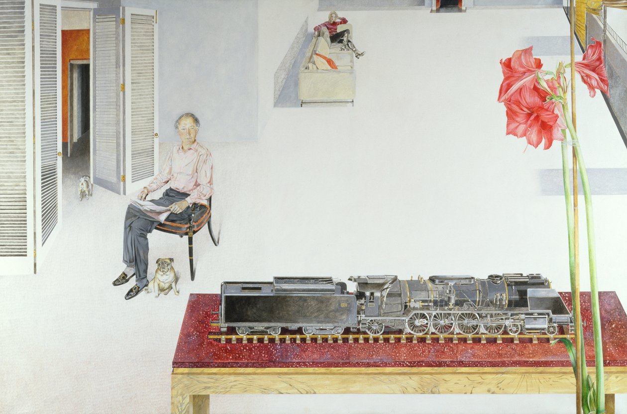 Portrett av Lord John Cholmondeley, 1968 av James Reeve
