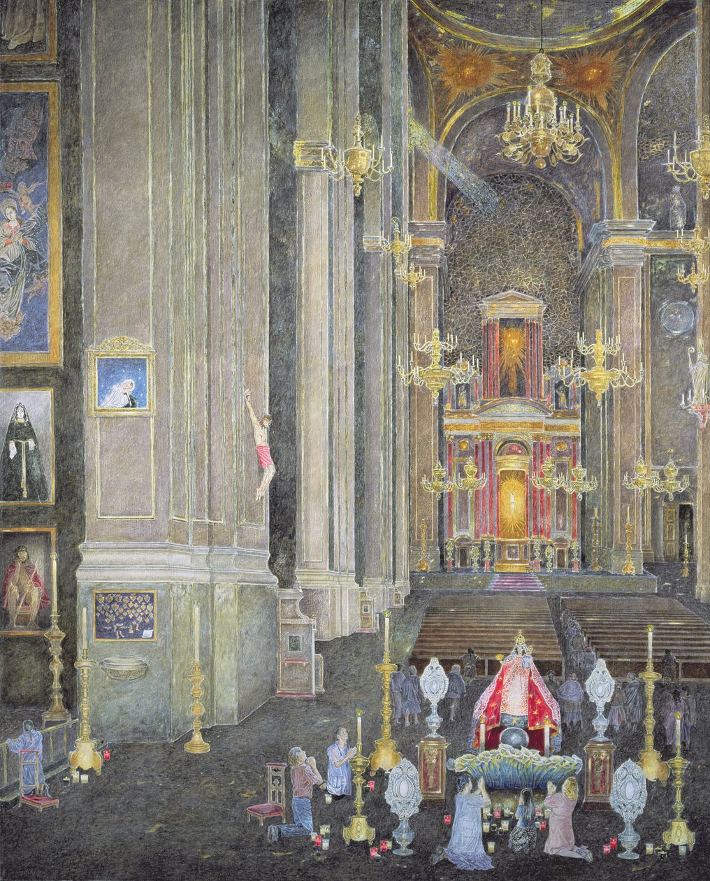 Ærbaring av Virgen del Rosario, klosteret i San Domingo, 2001 av James Reeve