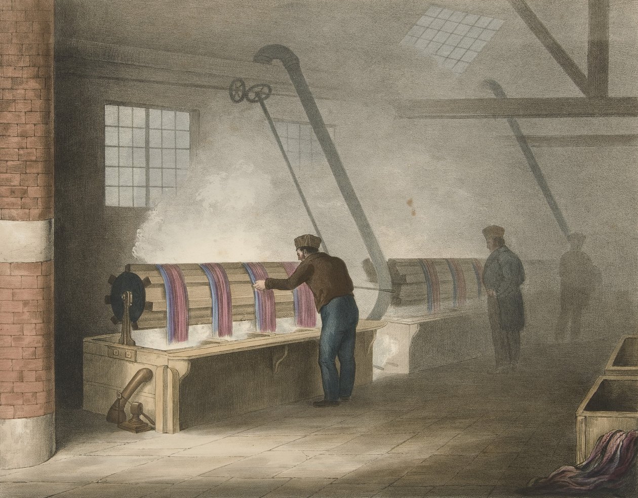 Dying, Progress of Cotton nr. 11, pub. 1840 av James Richard Barfoot
