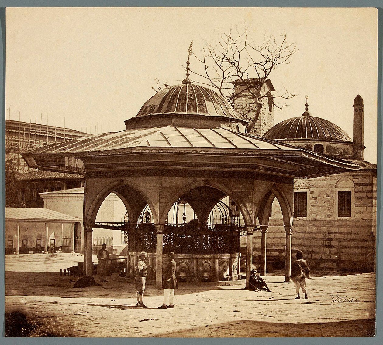 «Fontene på gårdsplassen ved Hagia Sofia» av James Robertson