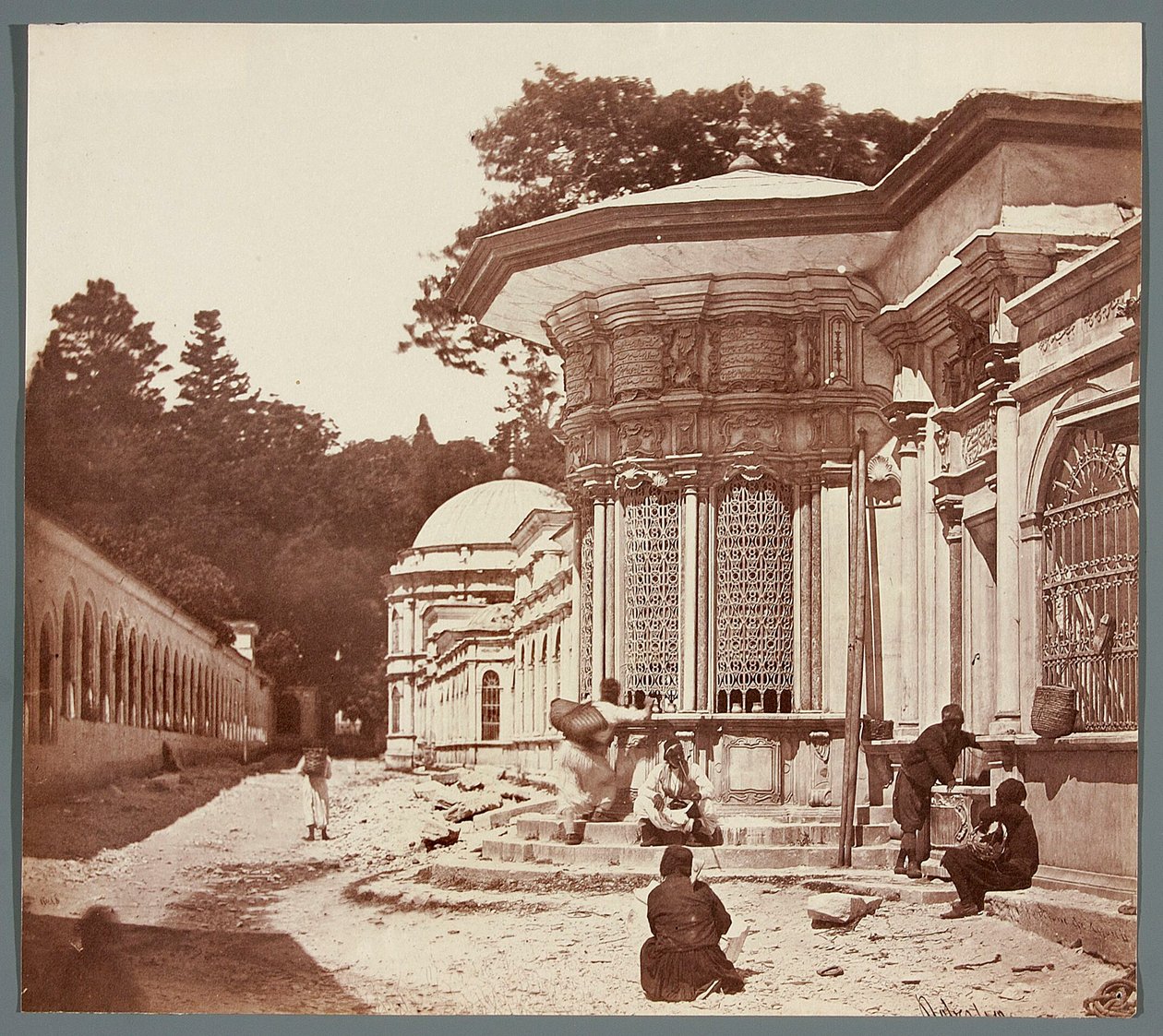 Fontaine de Eyoub [Istanbul. Sultan Eyüps fontene?] av James Robertson