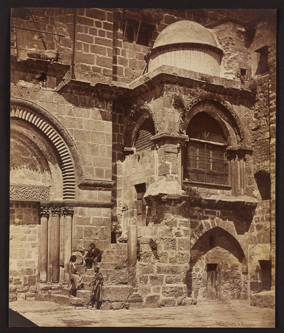 Forhall til Den hellige grav, Jerusalem [Jerusalem. Gravkirken - frankernes kapell] av James Robertson