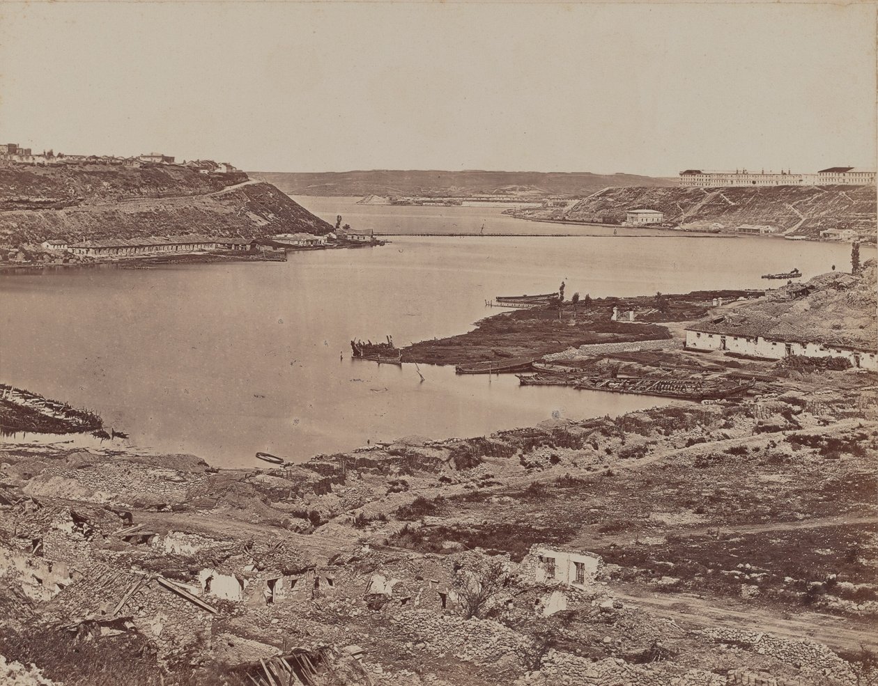 Sebastopol, utsikt over havnen av James Robertson