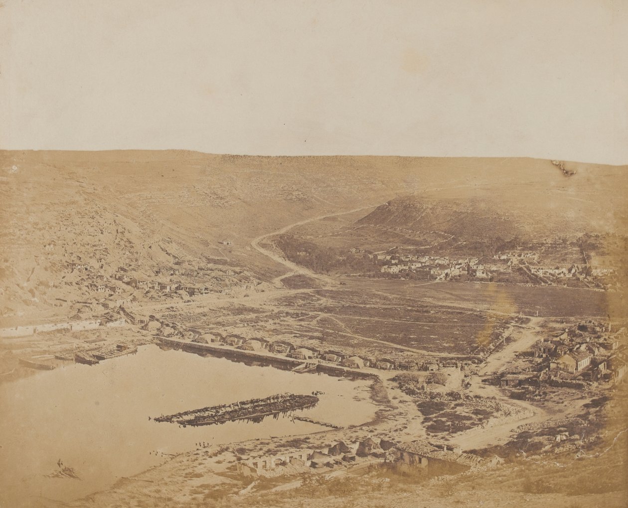 Woronzoff Road fra Sevastopol, 1855 av James Robertson