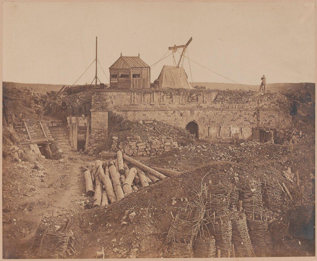Tårnet til Malakoff, Sevastopol, 12. september 1855 av James Robertson