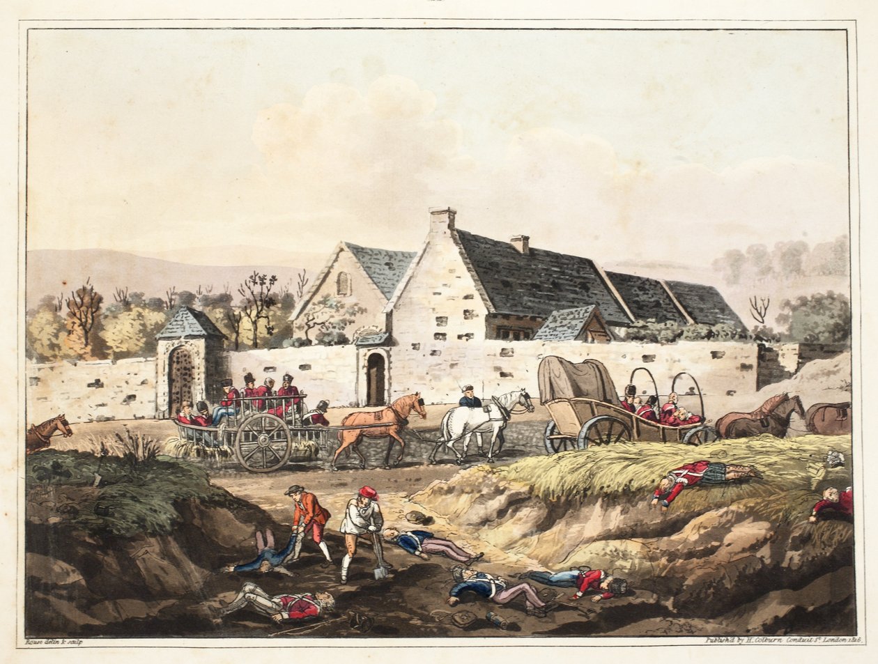 Gården til La Haye Sainte av James Rouse