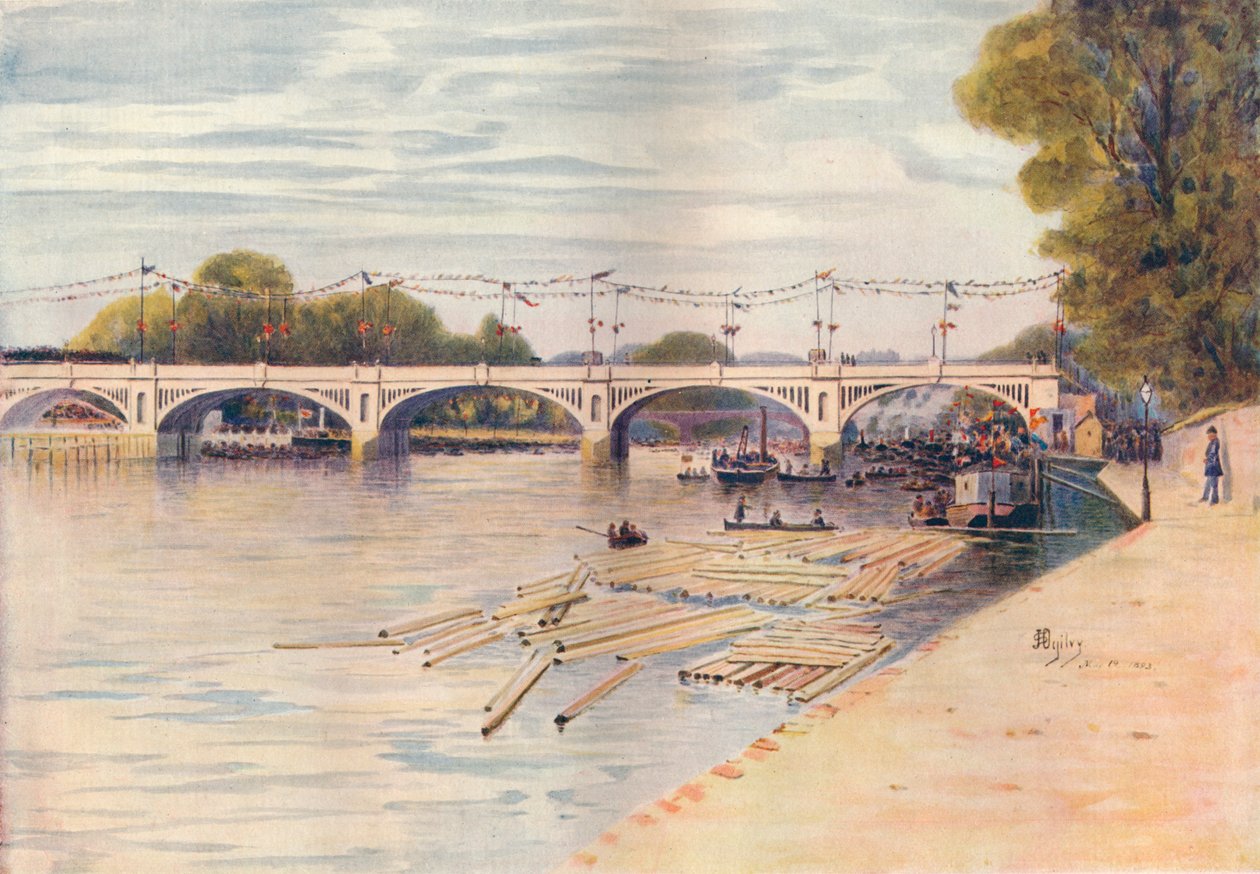 'St. Margarets lås, åpningsseremoni', 1893, 1914 av James S Ogilvy