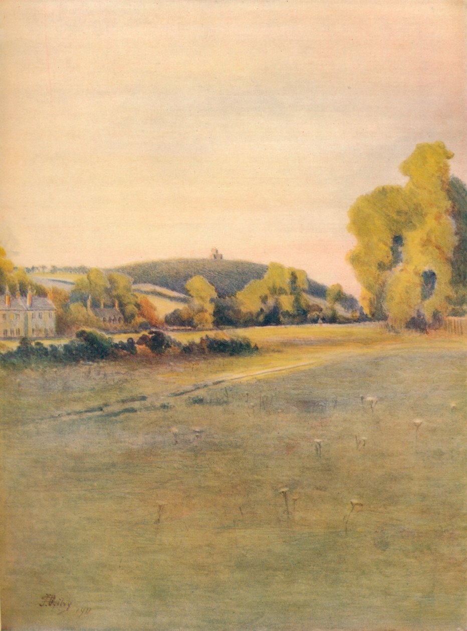 'St. Martha's Chapel, fra Shalford Common, 1911, 1914 av James S Ogilvy