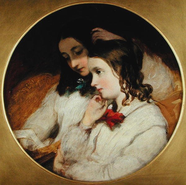 Studie av to jenter av James Sant