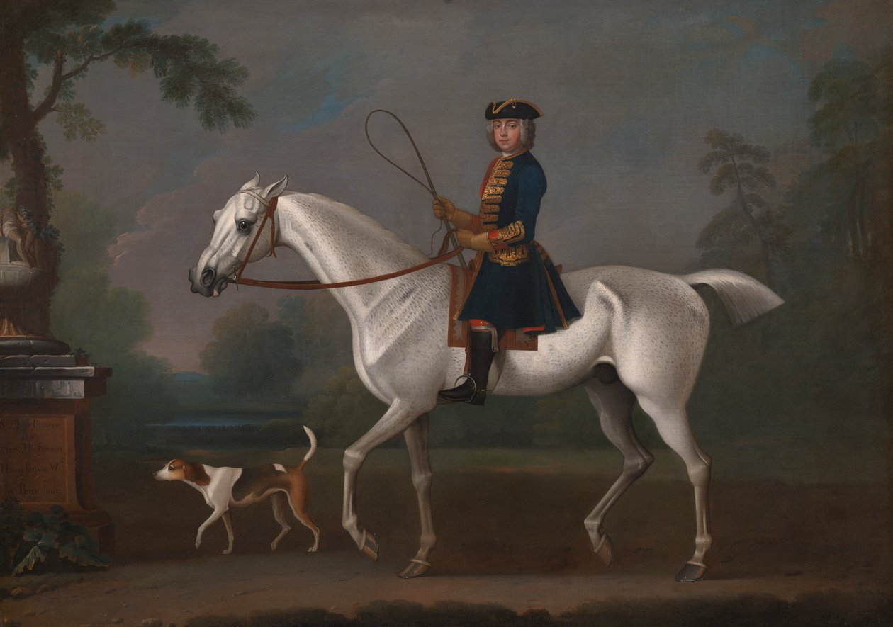 Sir Roger Burgoyne rir på "Badger" av James Seymour