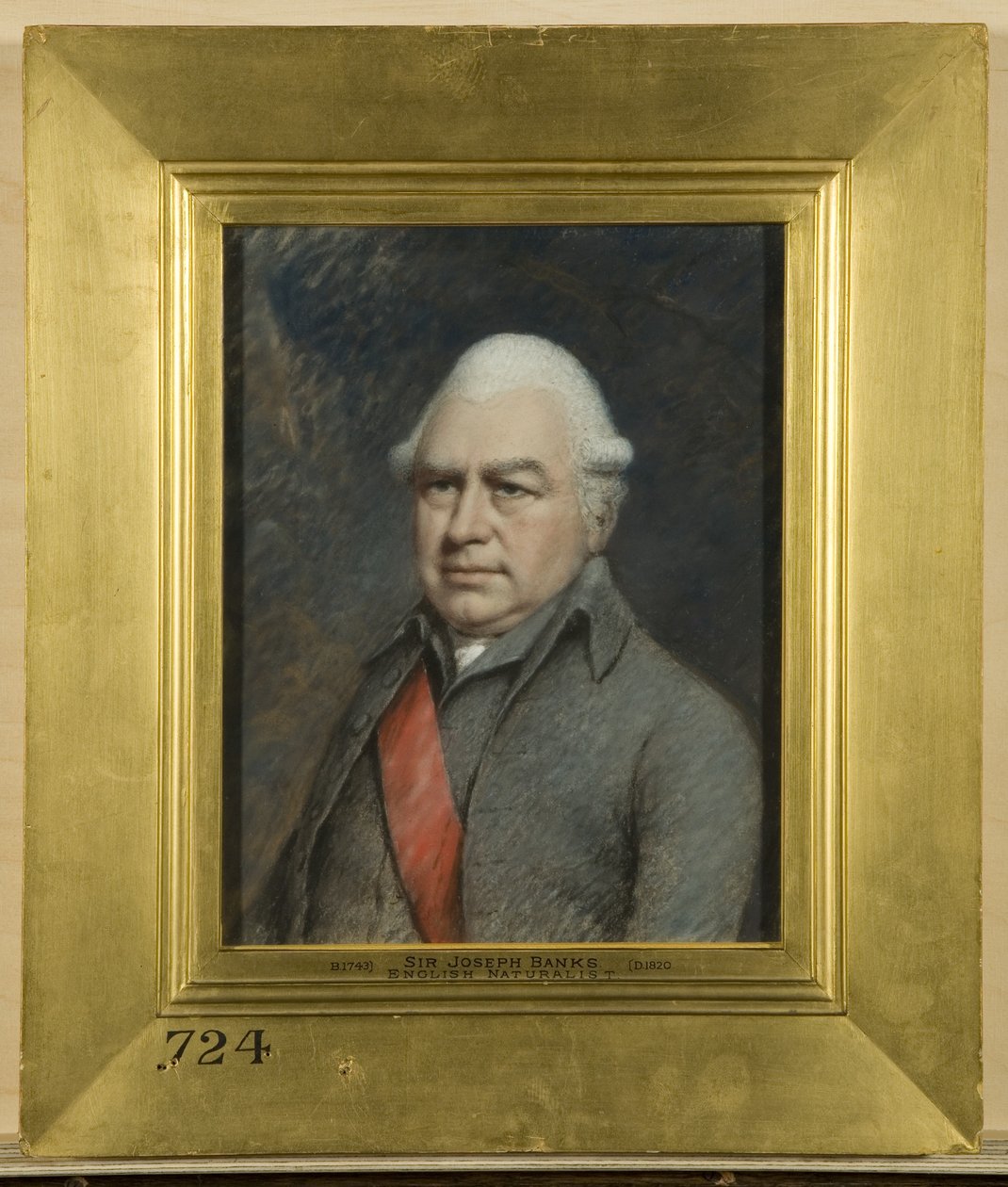 Sir Joseph Banks, engelsk naturforsker av James Sharples