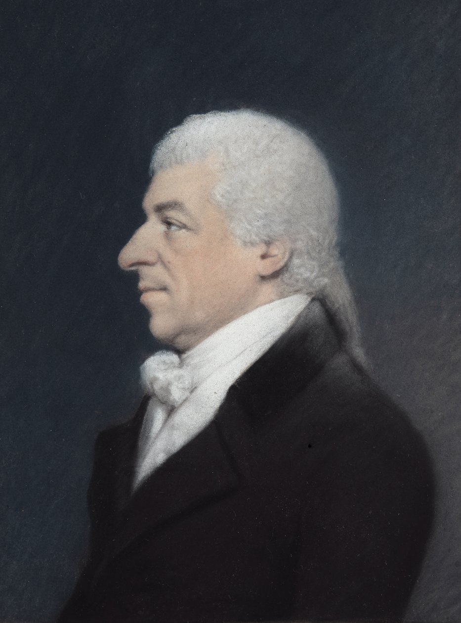Sir William Blissart (pastell på grått papir) av James Sharples