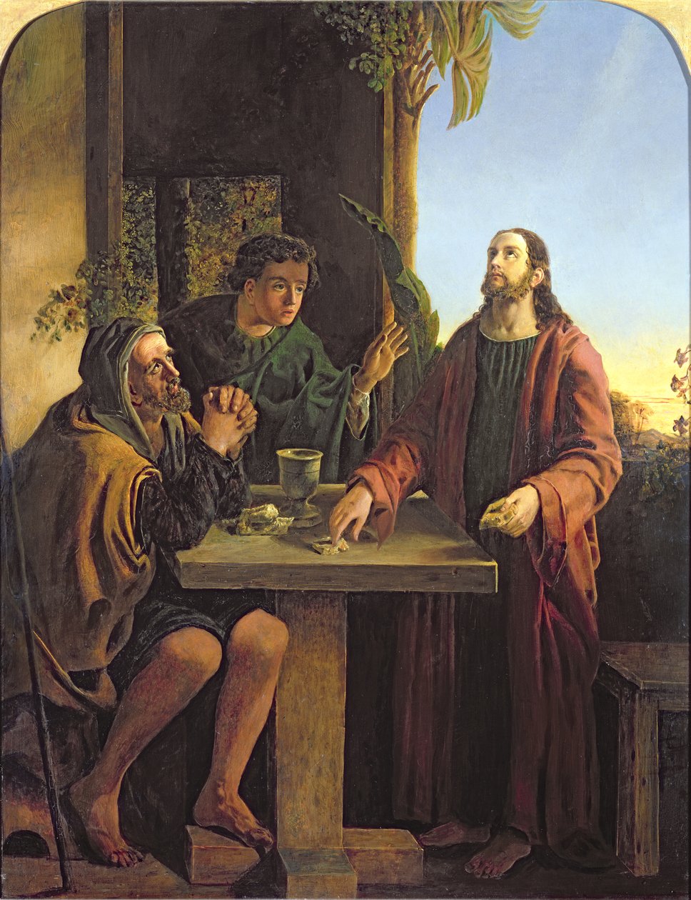 Kristus i Emmaus av James Smetham