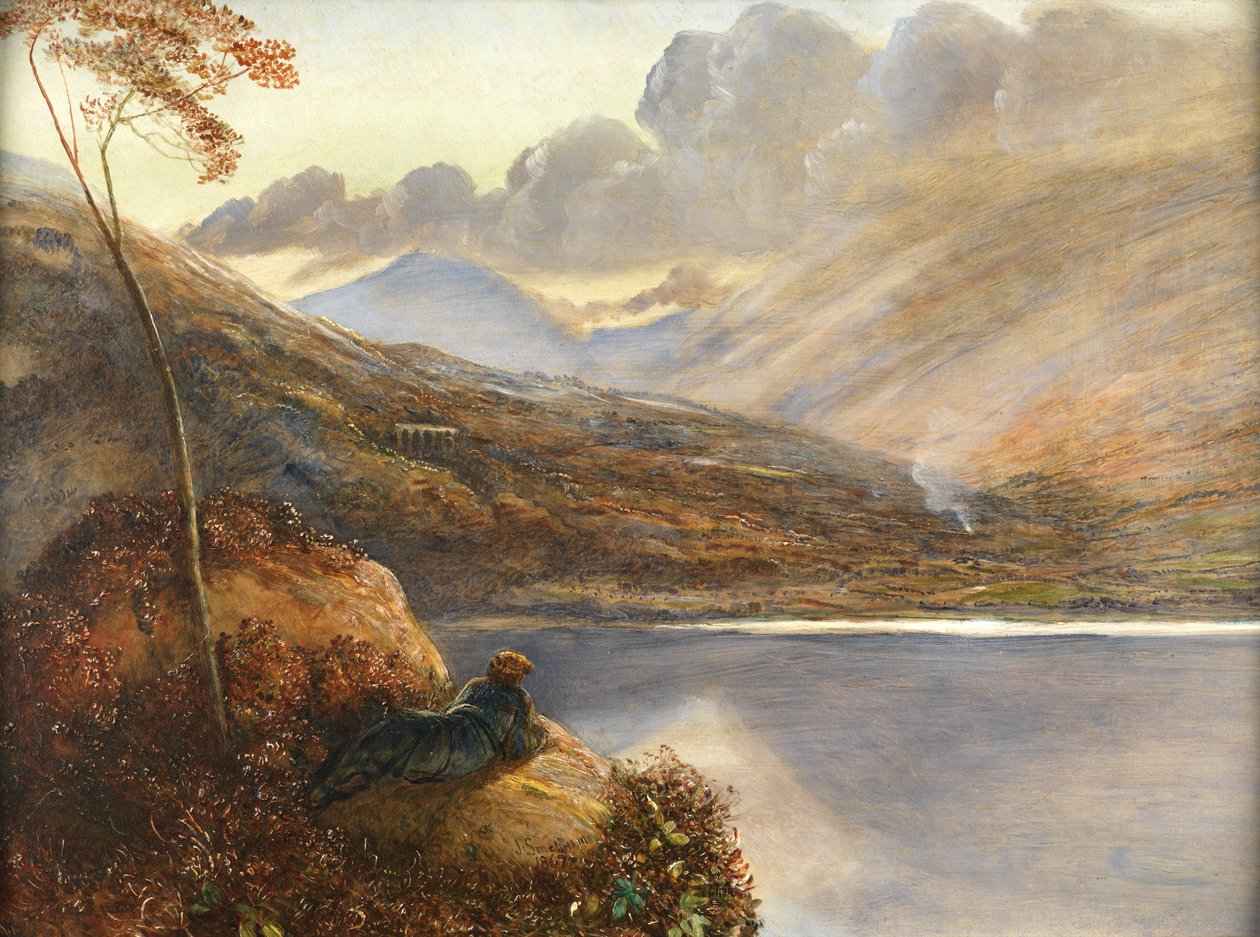 Poets hvilested, 1867 av James Smetham