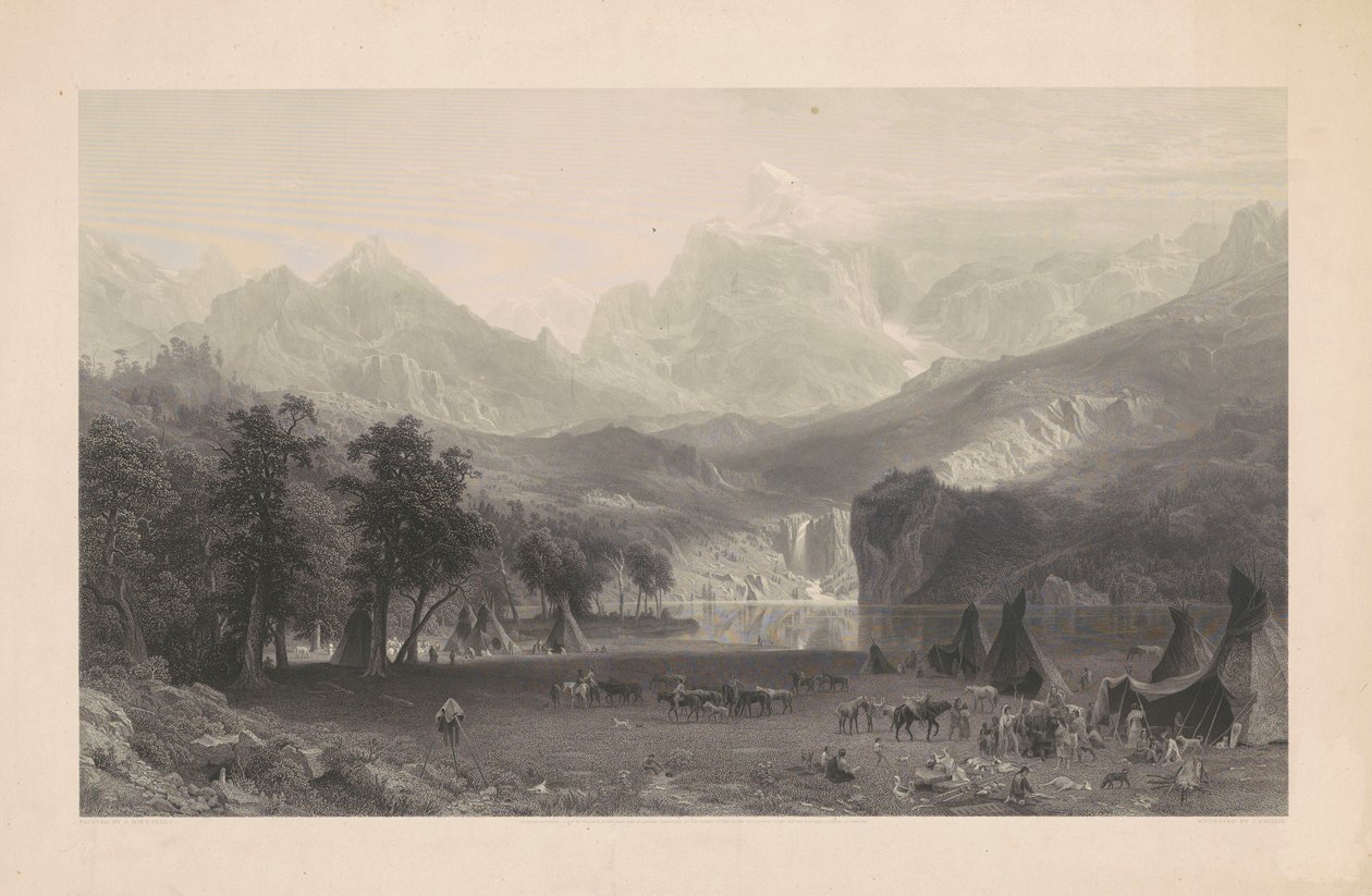 Rocky Mountains av James Smillie, after Albert Bierstadt
