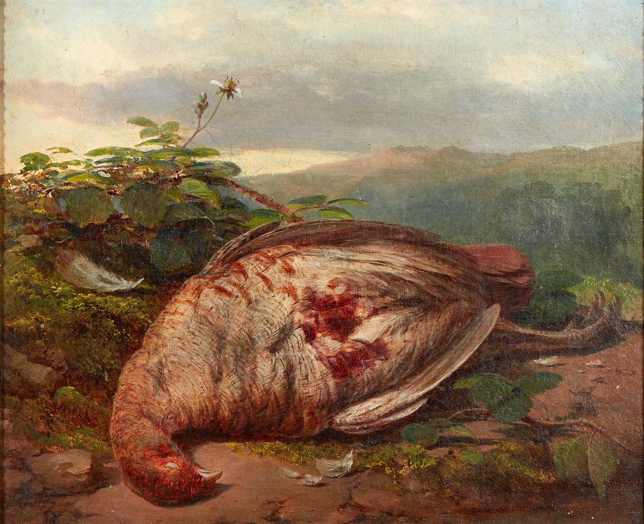 A Still Life of Dead Game (olje på lerret) av James Sr Hardy