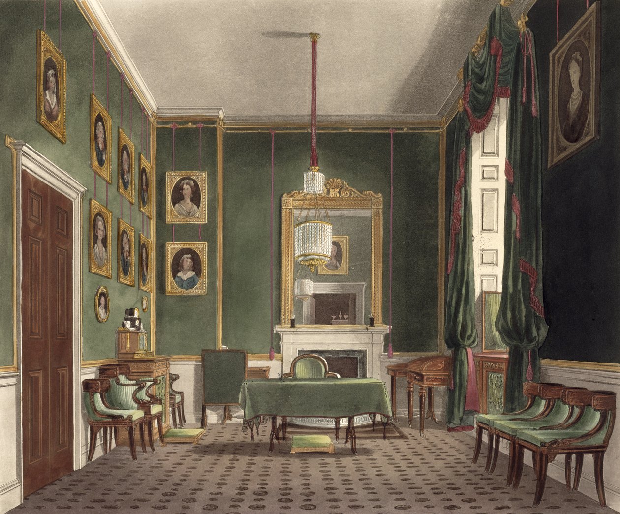 The Green Closet, Buckingham House, fra 
