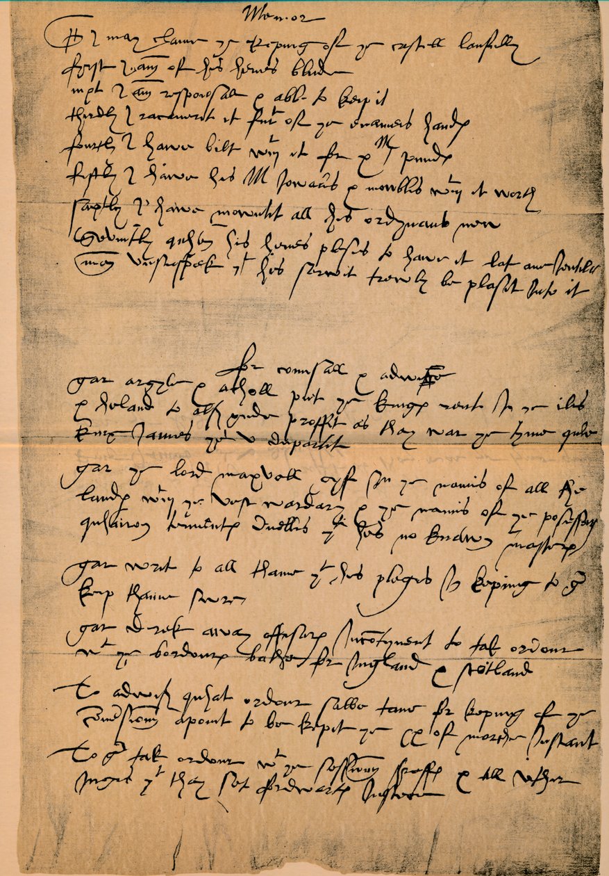 Minnesmerke av jarlen av Morton etter at han trakk seg fra Regency, mars 1578, 1889 av James Stillie