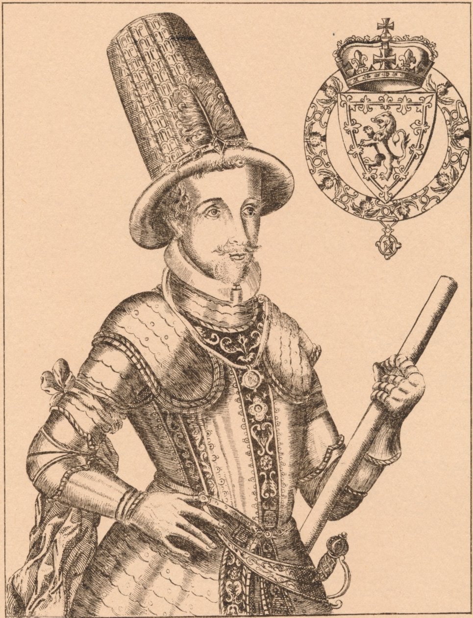 James VI av Skottland, James I av England og Irland 1566-1625, 1889 av James Stirling