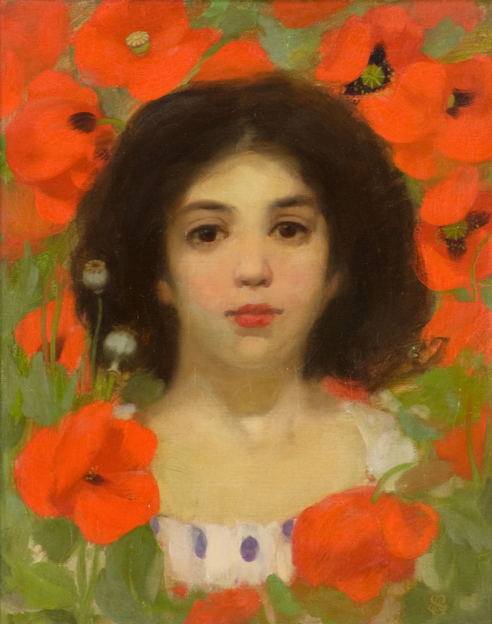 A Gipsy Maid, ca. 1890-95 (olje på lerret) av James Stuart Park