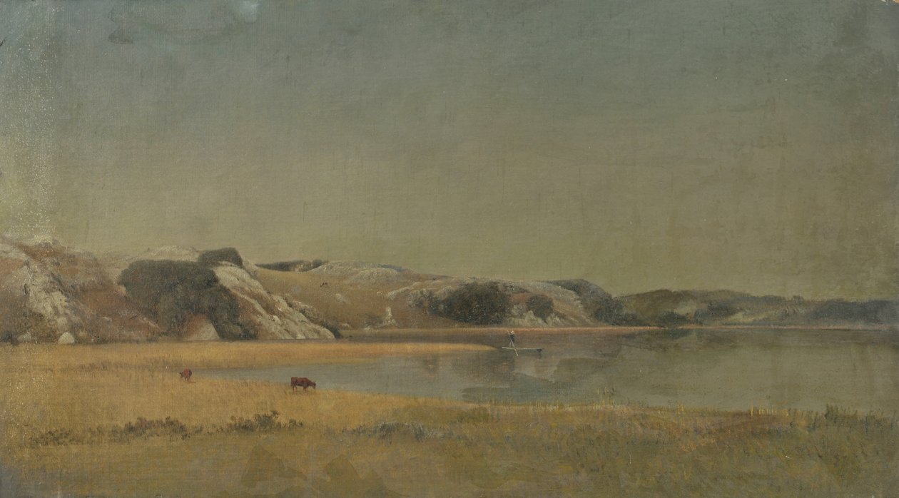 Landskap (olje på lerret) av James Suydam