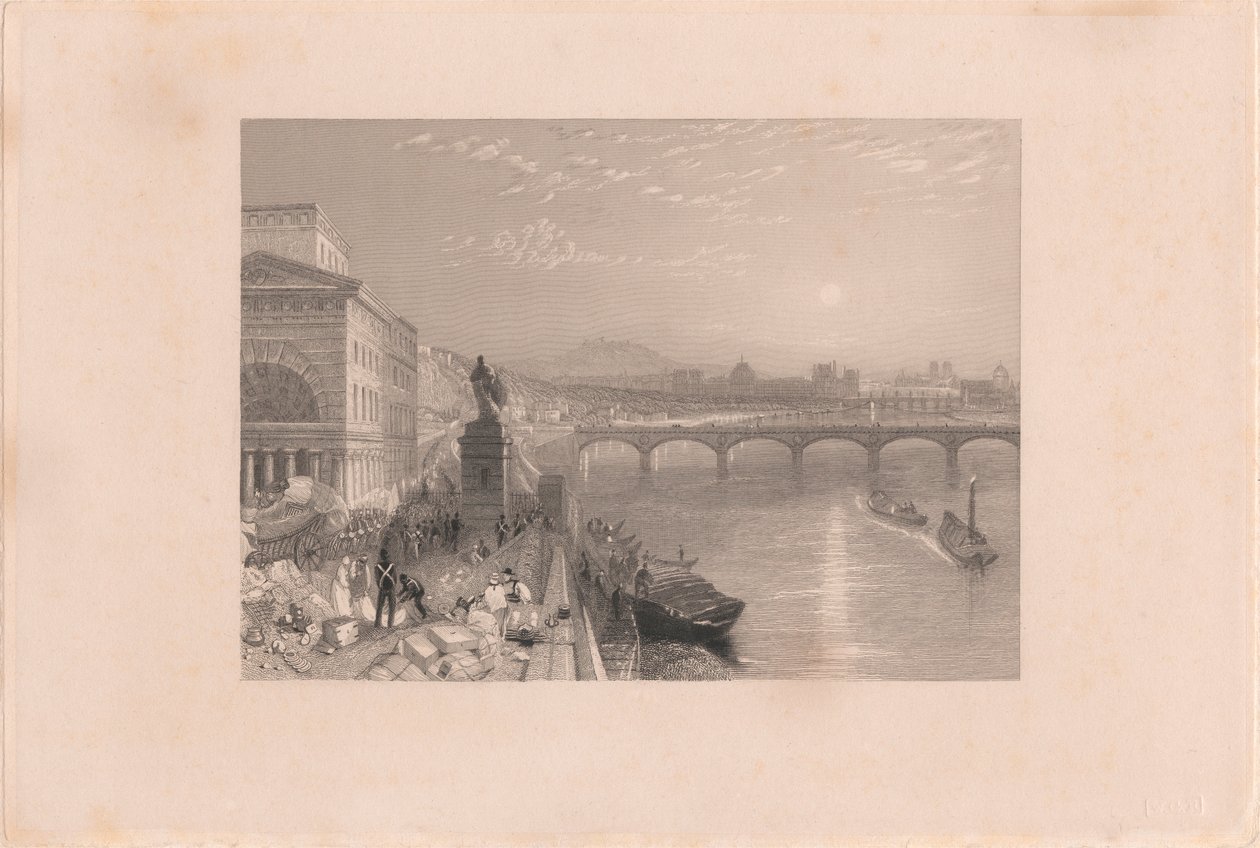 Paris fra Barriere de Passy av James T. Willmore