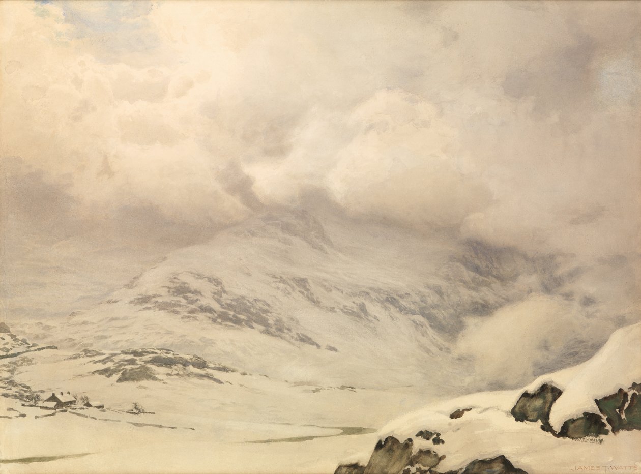 En verden av snø og skyer av James Thomas Watts