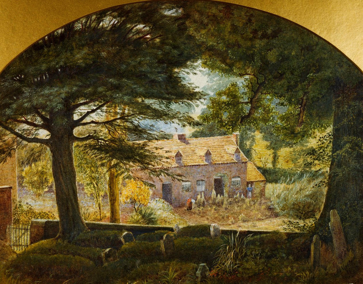 Ser fra Northfield Churchyard, 1874 av James Thomas Watts