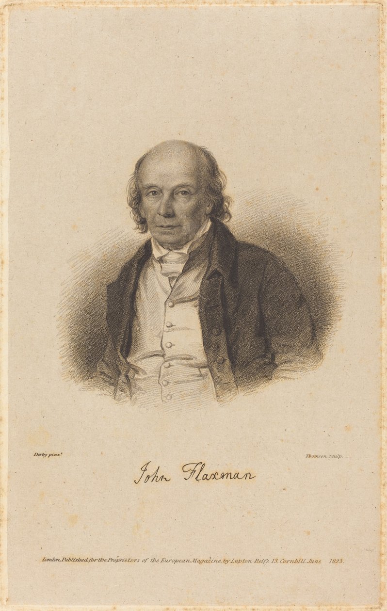 John Flaxman av James Thomson after William Derby