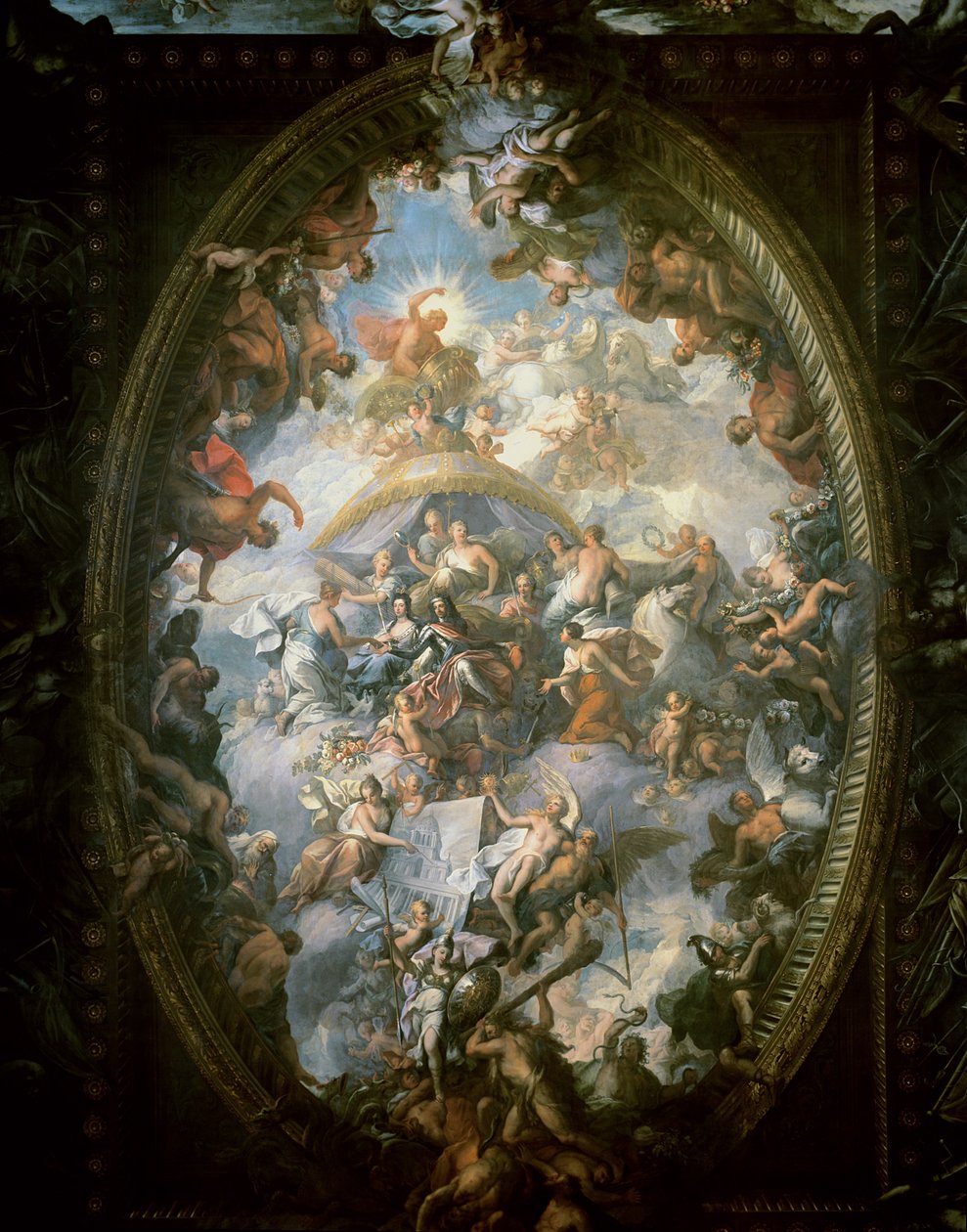 Tak i den malte salen, 1707-14 av James Thornhill