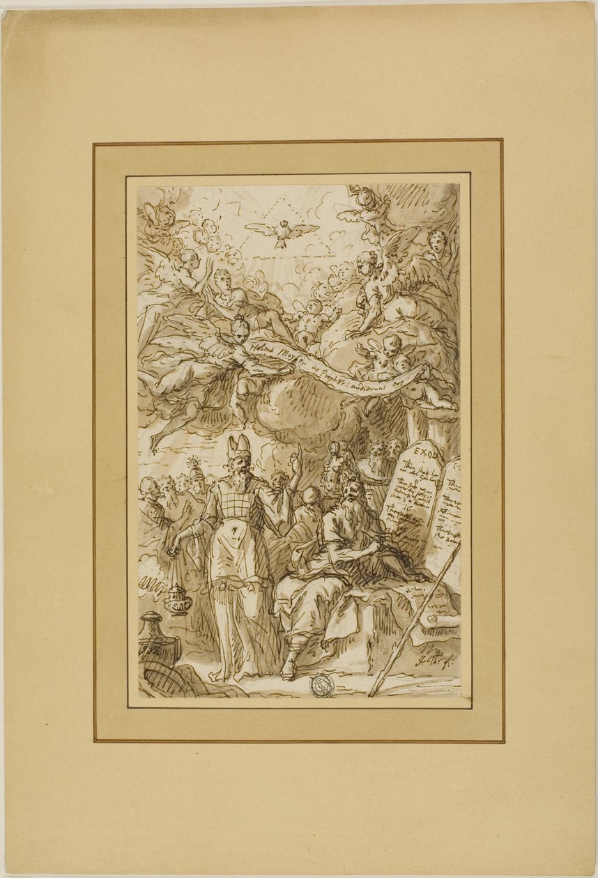 Moses og lovtabellene av James Thornhill