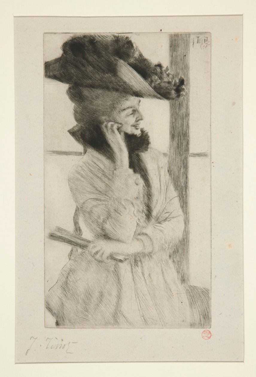 Ved vinduet av James Tissot