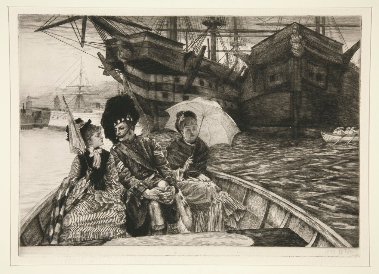 Hjertet mitt hviler mellom de to av James Tissot