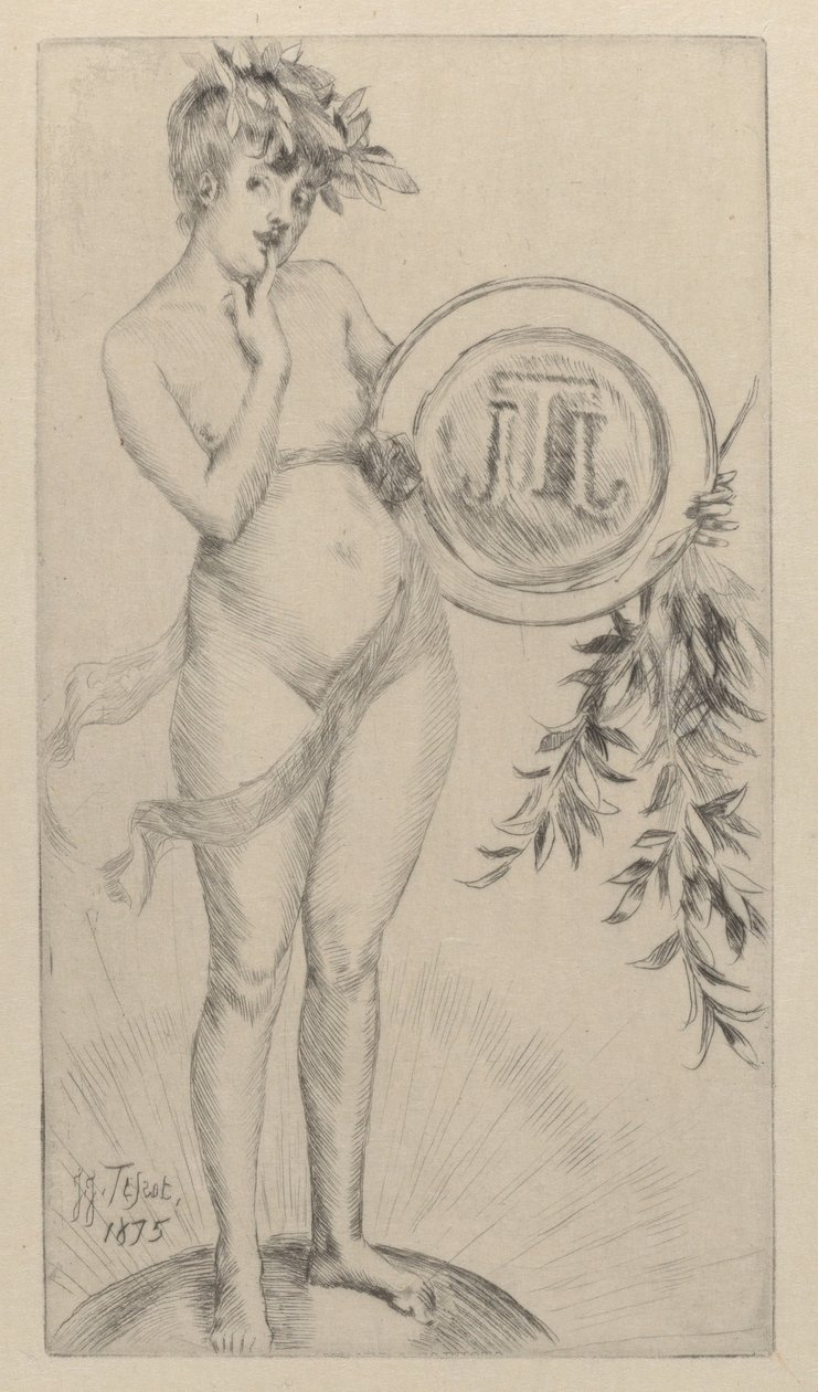 Første frontispice med monogrammet, 1875. av James Tissot