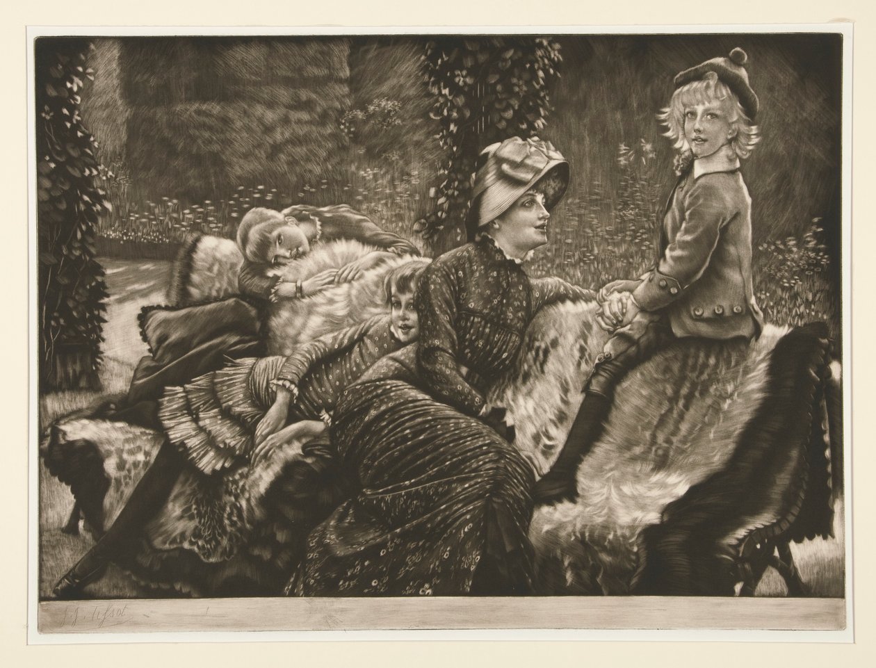 Hagebenken av James Tissot