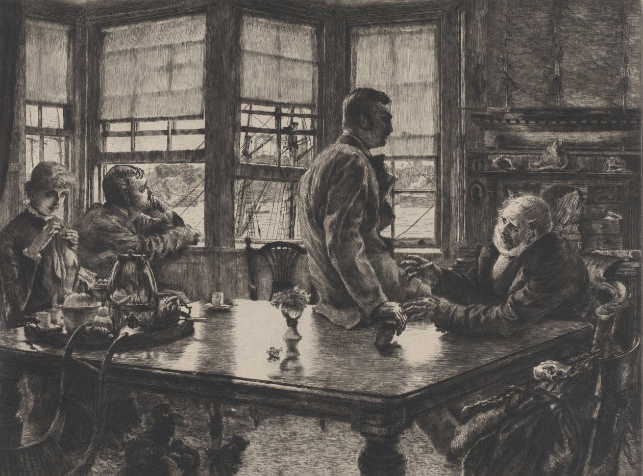 Lignelsen om den fortapte sønn: Avgangen nr. 1, 1882. av James Tissot