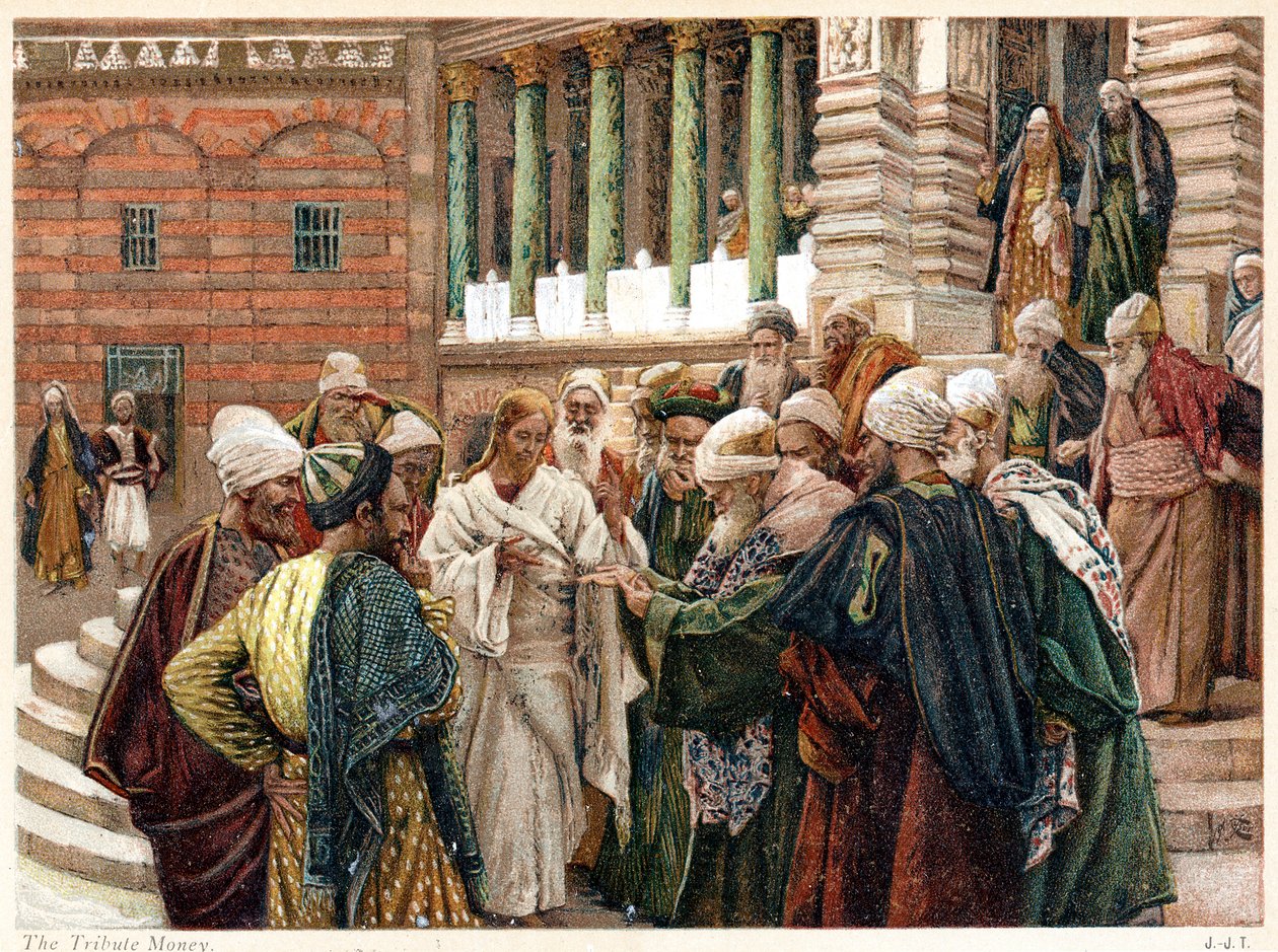 Hyllestpengene, c1890 av James Tissot