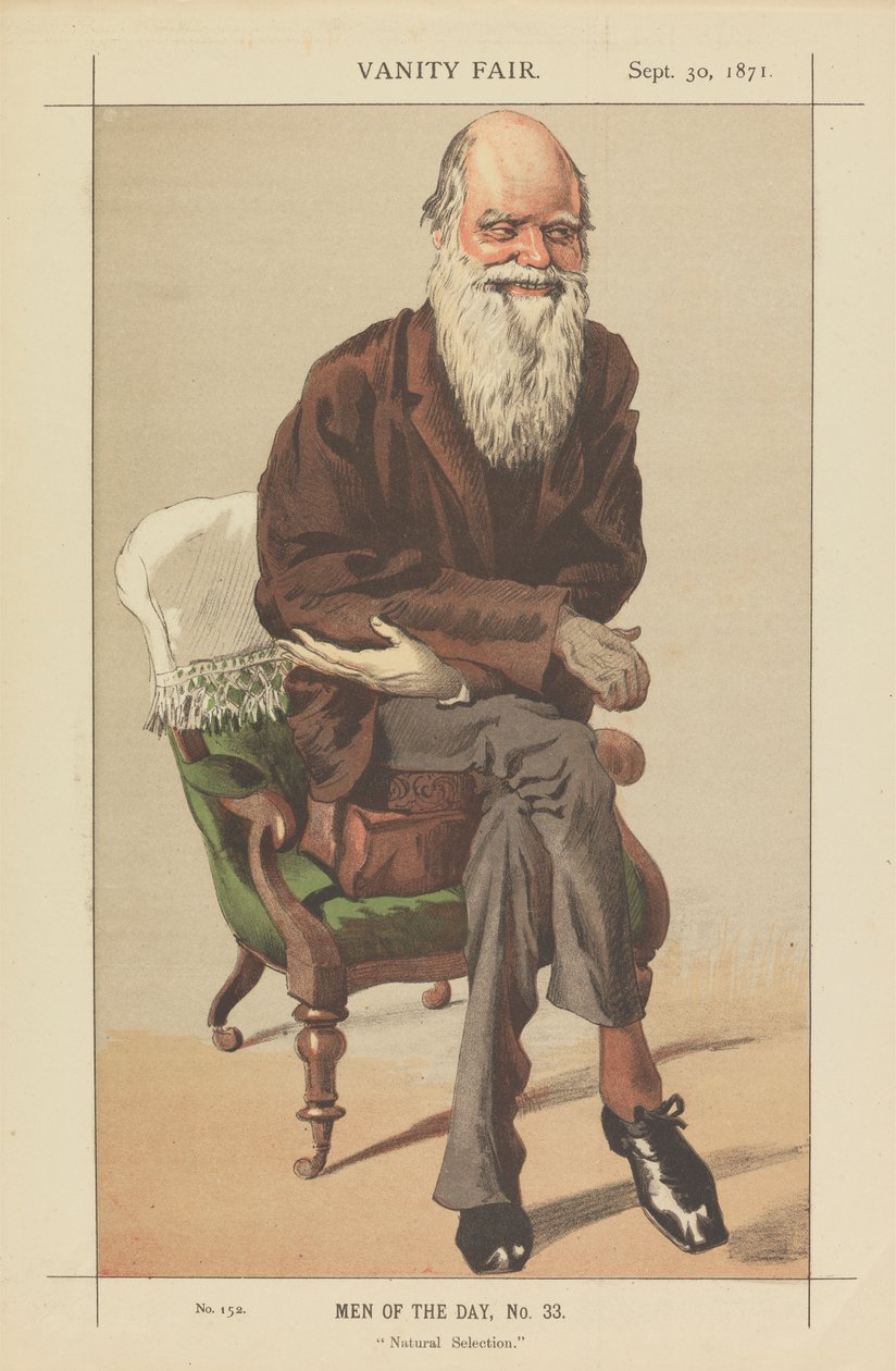 Vanity Fair Men of the Day, nr. 33, Natural Selection av James Tissot