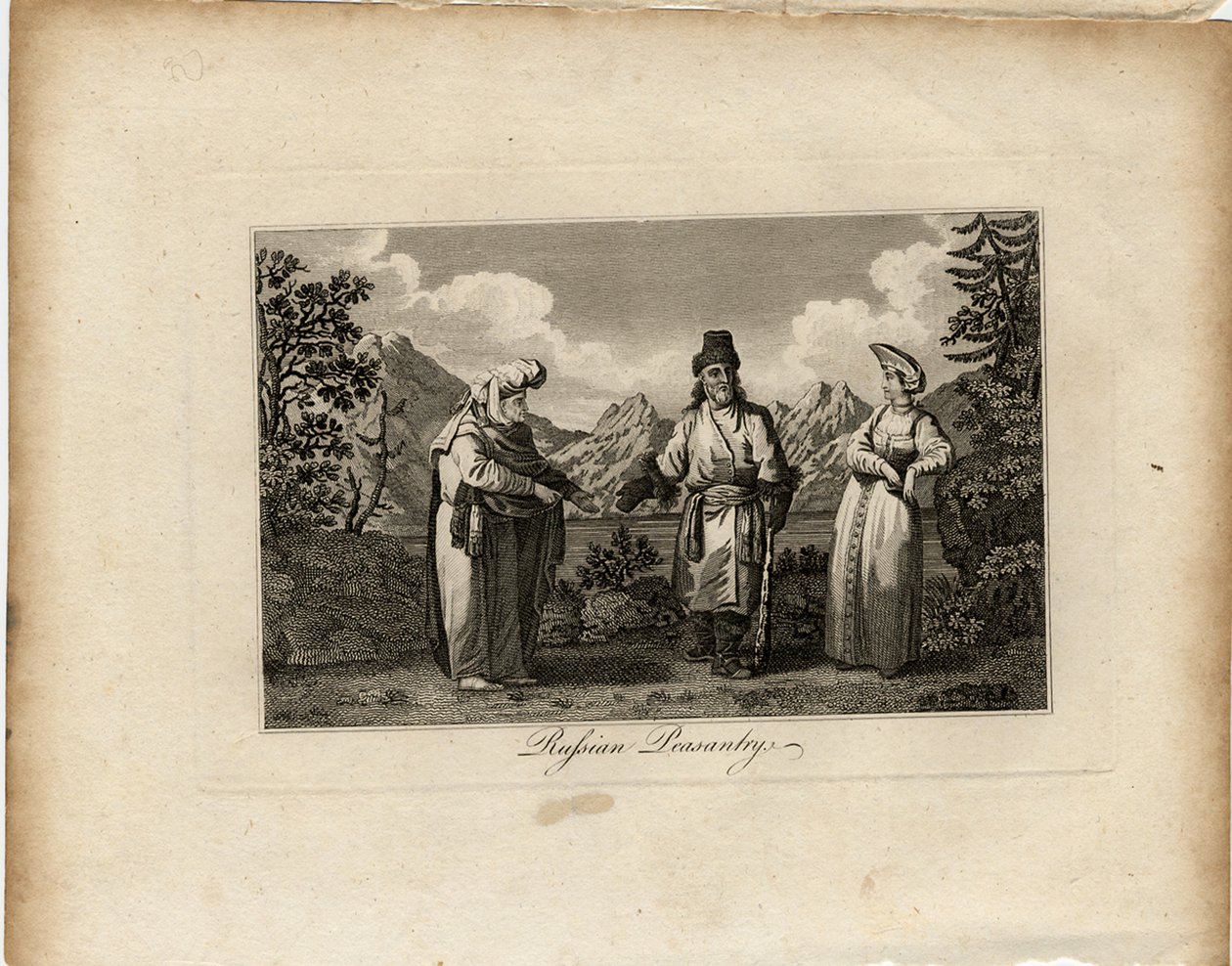 Russiske bondekjoler, ca 1775 av James Tookey